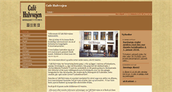 Desktop Screenshot of cafehalvvejen.dk